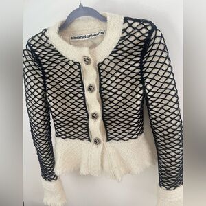 Black and White Alexander Wang jacket